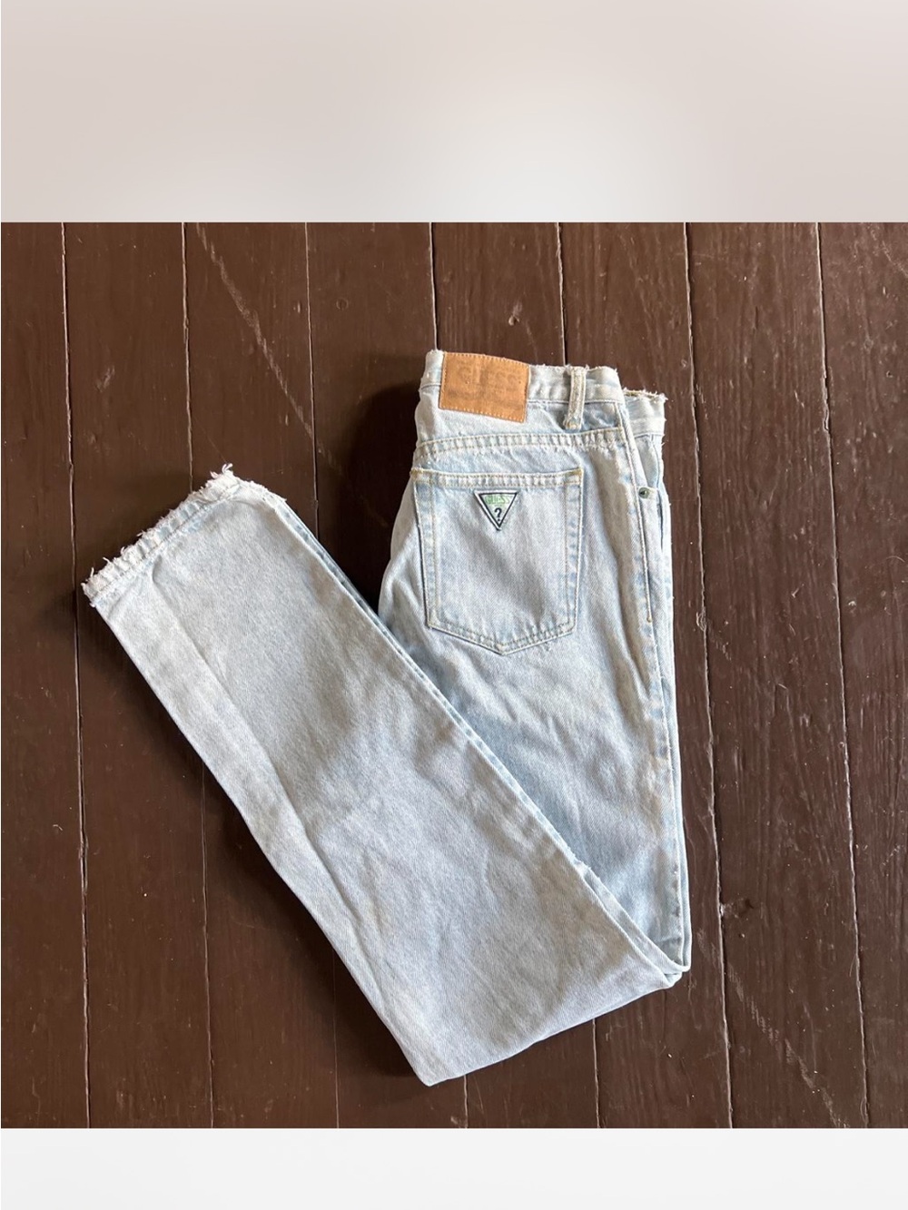 Vintage Guess Light Wash Men's Slim Straight Jeans
